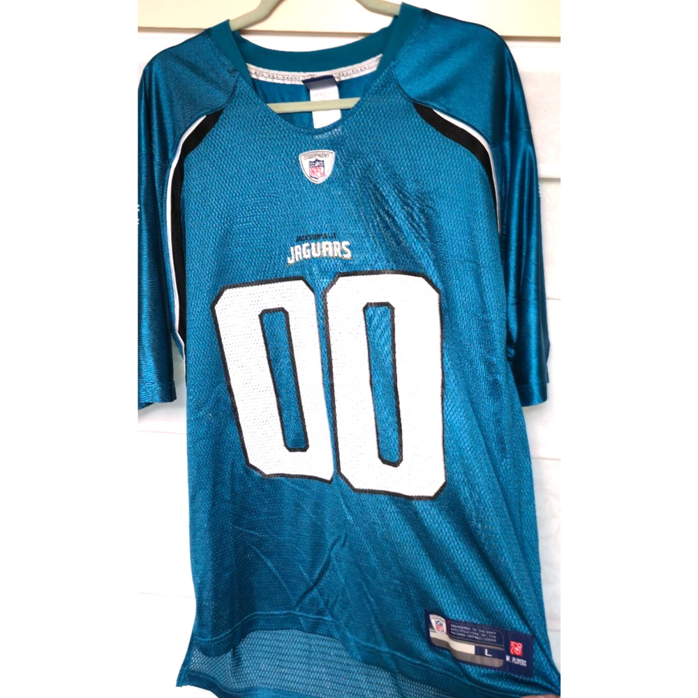 NEW Reebok Jacksonville Jaguars Throwback Jersey Mens Large NFL Teal 00